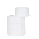 Milky Moule à fromage avec couvercle presseur Ø 82 mm – Moule à fromage à faire soi-même – Moules à fromage pour camembert et fromage à la crème – Moule à fromage Feta de qualité supérieure en