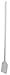 Dynalon 490874 Nylon Stirring Paddle/Lab Sample Scraping Paddle with 4.5" Soft Blade