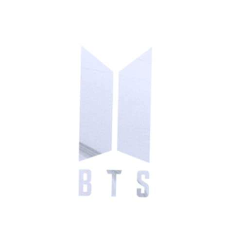 Careflection Kpop BTS Logo Vinyl Stickers for All Models Laptop, Mobile, Car (17 cm x 10 cm, Silver) (B09PC28D91) Amazon Price History, Amazon Price Tracker