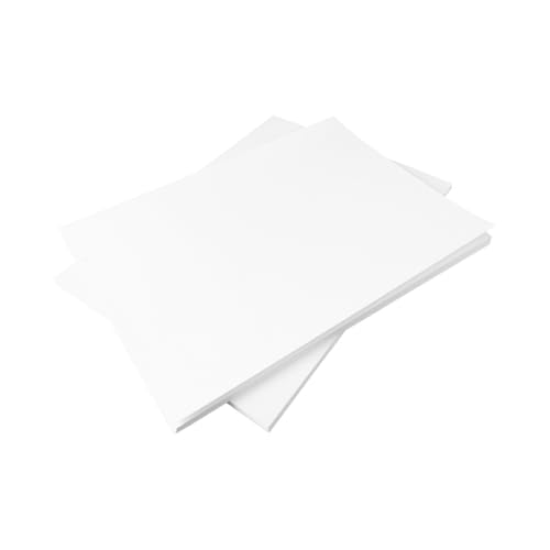 Hawksbill Lot de 50 feuilles de papier cartonné multifonction 160 g/m² de qualité supérieure, lisse et net pour imprimante A4 - Pour la maison, le bureau...