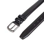 Stafford Men's Dress Belt with Double Keeper Black4