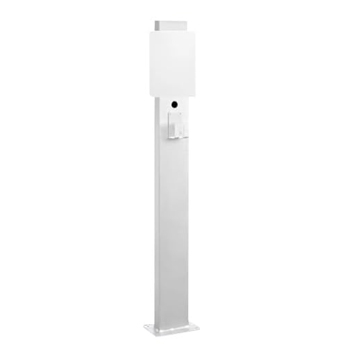 Electric Vehicle Charger Stand, Pedestal Mounted EV Charging Station， Outdoor Universal EV Charger Column for New Energy Vehicles，All Weather, Electric Vehicle Pile Durable Charging Stand