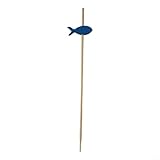 100 palillos de cóctel con diseño de pescado para servir aperitivos, platos de frutas, albóndigas, cupcakes, helados y alimentos para fiestas