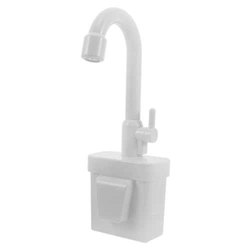 Alipis 電動流れる水遊びシンク蛇口 用キッチン 耐久プラスチック製 ままごと用食器洗い場 ニーキッチンアクセサリー 教育対応