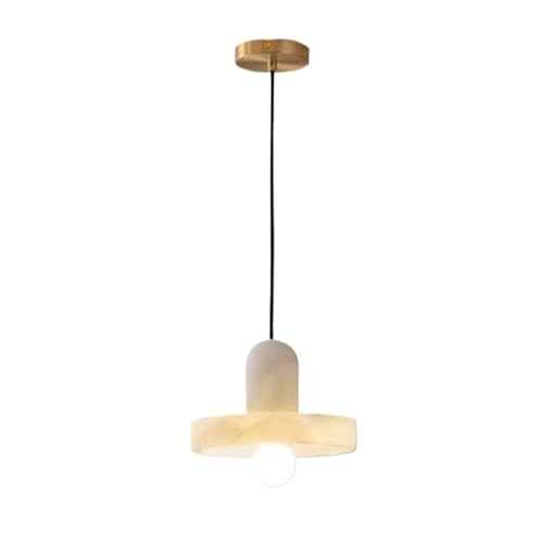 Suspension marbre et laiton pour ambiance bar chic et luminaire de chevet salon