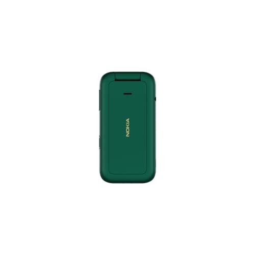 Nokia 2660 hopfällbar mobil - 4G, dubbla SIM, grön, HAC kompatibel