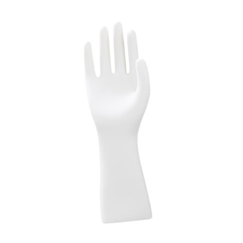 Maniquí de mano masculino blanco resistente para joyas 7