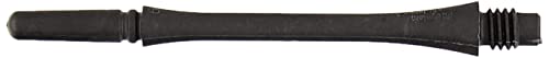 Eje de carbono Cosmo Dardo Slim de tipo giratorio negro para dardos con acoplamiento 6
