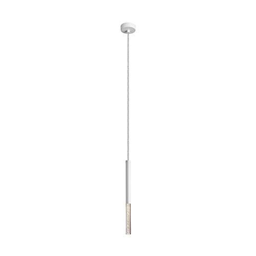 Lámpara de techo colgante ONE acabado blanco mate diseño arquitectónico elegante