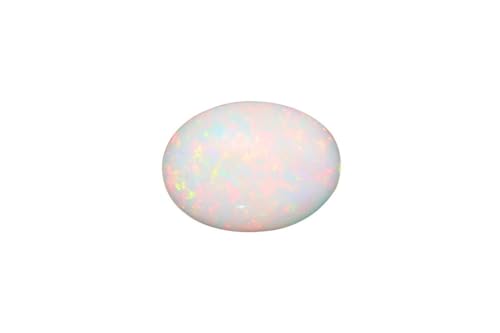 Opale cabochon éthiopienne naturelle originale, pierre précieuse en vrac de 19,02 cts
