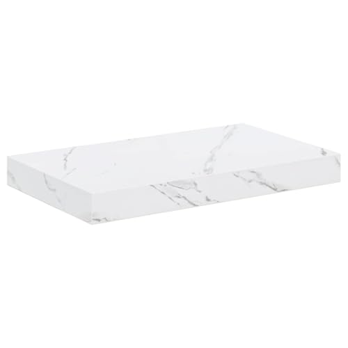 Étagère murale marbre blanc pour optimiser vos murs vides avec élégance