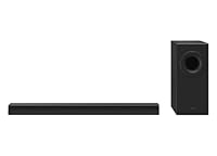Panasonic 2.1 Channel 240W Cinematic Soundbar with Wireless Subwoofer (SC-HTB490GNK)