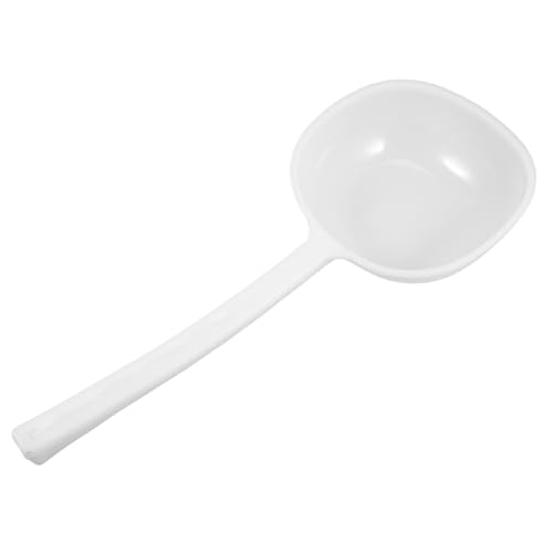 BESPORTBLE Cuchara De Agua De Mango Largo Cucharón De Agua De Plástico Pala De Mango Largo Cuchara De Plastico Cucharón De Agua con Mango Largo Cuchara De Plástico El Plastico