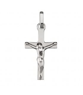 Argyor - Christ Cross Gold 375/00 - Pendant, White Gold