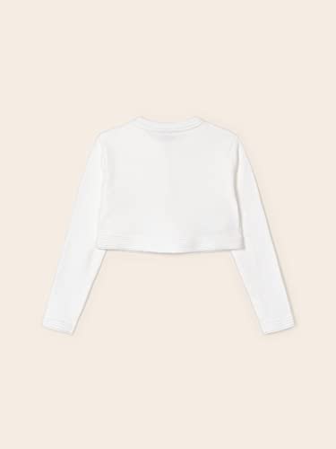 Mayoral Basic Knitted Cardigan for Girls Natural2
