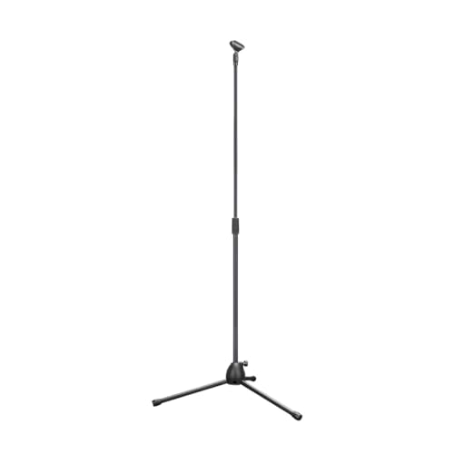 Micrófono de suelo con soporte ajustable de escenario para cantar y tocar guitarra