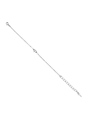 Ted Baker Women's Harsaa Tiny Heart Chain Bracelet (Silver-Tone Plated) #TOP1