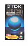 Formato de vídeo: VHS TDK E240 EHG Set de Cintas de Alta fidelidad