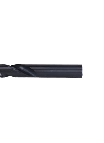 Image of Century Drill & Tool 24131 Pro Grade Black Oxide Drill Bit, 31 /64 inch, Pro | Straight shank, 5-7 /8 inch overall length, 135 point, cuts steel, wood & plastic, 135 split point