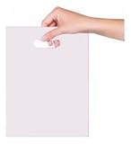 Sacolinhas de Presente 50 Unidades Lembrancinhas Lisa 30X40 (Transparente)