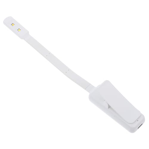 ASAKKURA Rechargeable Clip Book Light Brightness and Color Temperature for Reading at Night Portable Led Lamp for Travel Dorm and Home Use