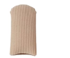 8 Pieces Gel Toe Caps Closed Toe Surface Fabric Sleeve Protectors, Silicone Toe Sleeve Cushions and Protects, Provide Relief for Corns, Blisters and Calluses Protect, Big Size