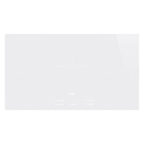 Smeg 90cm White Glass Induction Hob