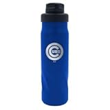 WinCraft Chicago Cubs - Botella de agua de acero inoxidable Morgan de 20 onzas