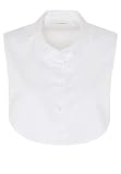 eterna Modern Bluse ohne Arm Krageneinsatz Hemdkragen weiß Größe 36