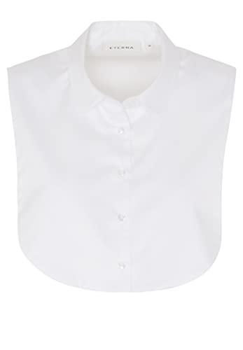 ETERNA Modern Bluse ohne Arm Krageneinsatz Hemdkragen weiß Größe 46
