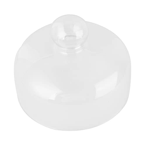 VICASKY Cake Cover Glass Dome 16cm Diameter 12cm High Food Protective Cake Storage Cover for Home Kitchen Dustproof