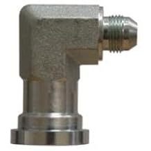 17041216 90 deg Adapter Elbow, 3/4 in MJIC x 1 in Code 61 Flanged, Steel 1 Pack