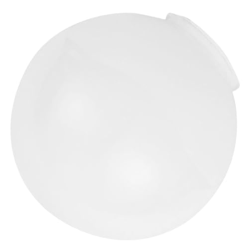 OATIPHO Cubierta para Lámpara de Globo Acrílica Grande Pantalla Redonda para Farola Exterior Protección contra Agua para Lámpara de Patio sin Base Accesorio Resistente para Iluminación