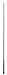 Weaver Leather Aluminum Cattle Show Stick with Handle, Hurricane Blue, 54-Inch