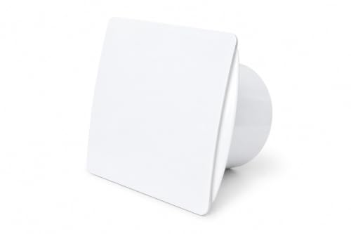 Image of 6 Inch White Exhaust Fan for Bathroom, Kitchen & Office | 150mm Adjust Fan