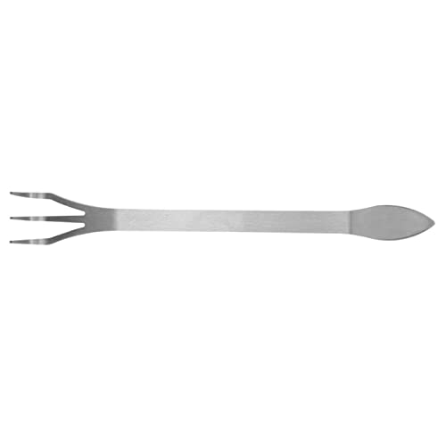 Image of Bonsai Rake Bonsai Tree Tool Lightweight 3-Prong Stainless Steel Root Rake Loosen Soil Toool with Ergonomic Handle for Gardening Plants