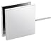 CRL Chrome Square Wall Mount Movable Transom Clamp