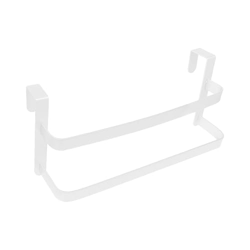 Pocoiau Perchero de metal fuerte para puerta, diseño complementario, toallero para cocina y baño, con capacidad para múltiples artículos, condensador, decoración simple para el hogar