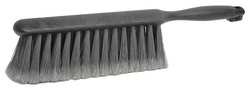Tough Guy 13-1/4"L 60% Recycled PET Short Handle Bench Brush, Gray 90757-1 Each