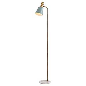 Indoor Metalen vloerlamp macaron staande lamp marmeren base woonkamer slaapkamer bed instelbare verlichting hoek moderne…