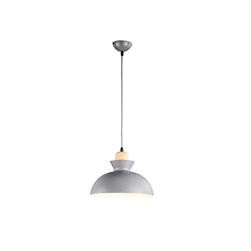 Lámpara de Araña Nórdica de Madera Sólida Del con Cadena Ajustable Grey 2 2