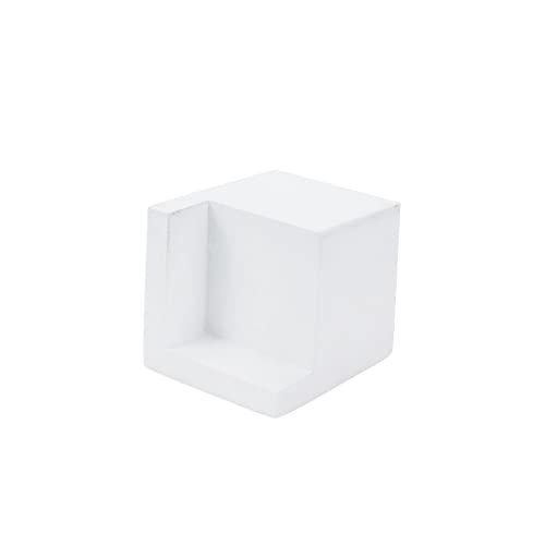 Tsnamay White Painted Set Of 4 Bed Risers Furniture Square Risers Wooden Solid Wood For Diy Painting Sofa Couch Chair Table Increase Legs 2 Inches #TOP2