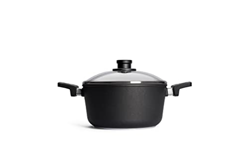 Woll Nowo Titanium Topf mit Glasdeckel, Ø 24 cm, 4.5 Liter