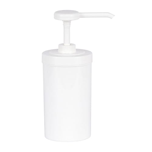 perfk Saucenspenderpumpe Ketchup-Siruppumpe 1L Honigglasbehälter Salatgewürzpumpen, 15 cm³