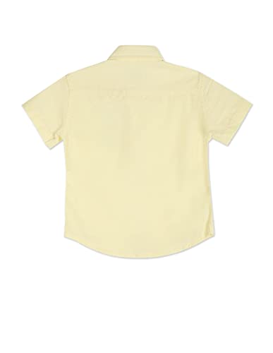 Image of U.S. Polo ASSN. Kids Half Sleeve Shirt for Boys - 100% Cotton, Spread Collar, Casual Shirt for Boys, Smart Everyday Wear