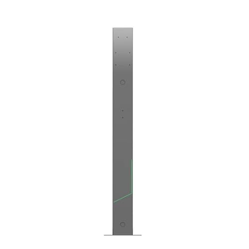 Borne de recharge EV sur socle pour station extérieure