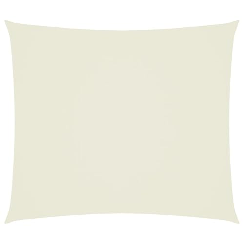 Voile d'ombrage rectangulaire 2,5x3 m extérieur crème imperméable