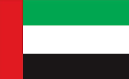 Drapeau des Émirats Arabes Unis format géant 500x300 cm