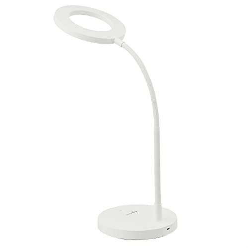 Amazon Basics 9W, Dimming Halo Rechargeable Table Lamp, 3 Colors (Cool