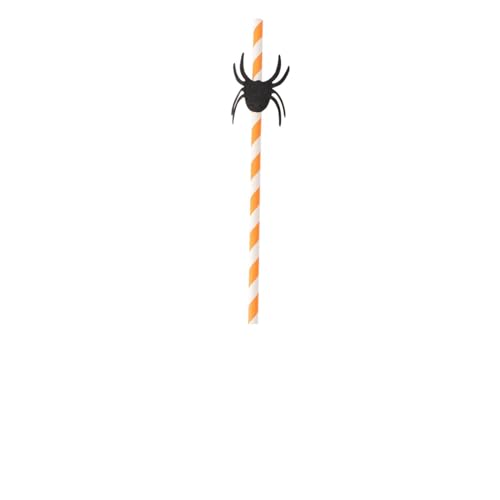 VALICLUD 50 pitillos de papel para Halloween miniatura 1